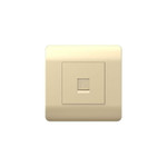 Розетка компьютерная 1-м NEW3-E RJ45 шампань CHINT 431416, 1шт