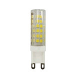 Лампа светодиодная PLED-G9 9Вт капсульная 2700К тепл. бел. G9 590лм 175-240В JazzWay 5001039, 1шт