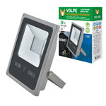 Ulf-q510 30w/nw sensor ip65 170-250b silver прожектор светодиодный с датчиком движения и освещенности. белый свет (4000K). Корпус серебристый. ТМ Volp, 1шт