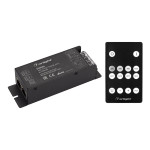 Диммер ARL-SYNC-DIM Black (12-24V, 1x25A, ПДУ 14кн, RF, RJ45), 1шт