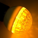 Лампа шар Е27 9 LED Ø50мм желтая, 1шт