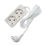 Удлинитель 2х5м с заземл. 16А IP20 3.5кВт ПВС Союз 481S-6205, 1шт