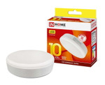 Лампа светодиодная LED-GX53-VC 10Вт таблетка 3000К тепл. бел. GX53 950лм 230В IN HOME 4690612020754, 1шт