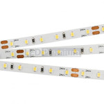 Светодиодная лента Microled-5000L 24V 4mm (2216, 120 LED/m, LUX) (теплый белый 3000K), 5м