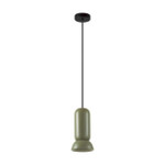 5054/1B PENDANT ODL24 315 черный/зеленый/металл/керамика Подвес GU10 LED 4W KERAMA, 1шт
