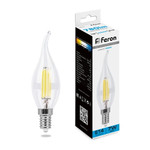 Лампа светодиодная, (7W) 230V E14 6400K, LB-67, 1шт