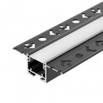 Профиль SL-LINIA20-FANTOM-2500 BLACK, 2.5м