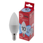 Лампочка светодиодная ЭРА RED LINE LED B35-10W-840-E14 R Е14 / E14 10 Вт свеча нейтральный белый свет, 1шт
