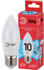 Лампочка светодиодная ЭРА RED LINE LED B35-10W-840-E27 R Е27 / E27 10 Вт свеча нейтральный белый свет, 1шт