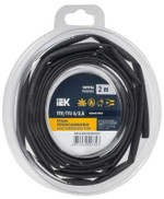 Трубка термоусадочная ТТУ нг-LS 5⁄2.5 черн. (уп.2м) IEK UDR12-005-D25-002-K02-T, 1УП.2 м