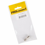 Переходник антенный, (гнездо F - штекер TV), (1шт) (пакет) PROconnect, 1шт