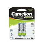 Аккумулятор AA/R6 1000мА.ч NI-CD BP-2 металлик (блист.2шт) Camelion 6181, 1упак. 2шт