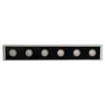 Светодиодный линейный прожектор для подсветки стен, красный, 250*40*25mm, 6W DC24V, IP65 LL-893, 1шт