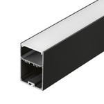 Профиль с экраном SL-LINE-4970-2500 BLACK+OPAL, 1шт