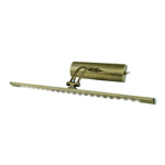 Ult-f34-7w/4000k ip20 antique brass светильник светодиодный для подсветки картин и зеркал. 600lm. механический выключатель. античная латунь. тм uniel, 1шт