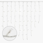 Uld-b3010-200/swk warm white ip67 бахрома светодиодная со статическим свечением, 3м. соединяемая. 200 светодиодов. теплый белый свет. провод белый. tm uniel., 1шт