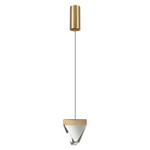 6678/5L L-VISION ODL24  205  Подвесной светильник латунь/металл/хрусталь IP20 LED 5W 320Лм 4000K RAY, 1шт