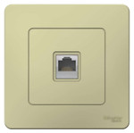 Розетка компьютерная 1-м СП Blanca RJ45 кат.5E беж. SE BLNIS045007, 1шт