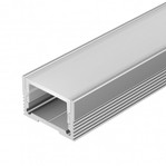 Профиль с экраном SL-SLIM20-H13-2000 ANOD+OPAL, 1шт