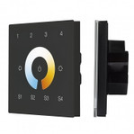 Intelligent arlight сенсорная панель dali-901-11-4g-4sc-mix-dt8-in black (BUS/230V), 1шт