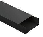 Кабель канал ЭРА KK-B-100-40 100x40 черный 8м, 4шт