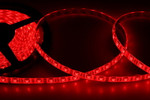 Лента светодиодная 12В, SMD5050, 60 LED/м, красный,10мм, 5м, IP65 LAMPER, 1м