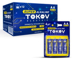 Элемент питания алкалиновый AA/LR6 (блист.4шт) TOKOV ELECTRIC TKE-ALS-LR6/B4, 1УП.4 шт.