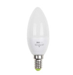 Лампа светодиодная PLED-ECO 5Вт C37 свеча матовая 4000К нейтр. бел. E14 400лм 230В 50Гц JazzWay 1036865A, 1шт