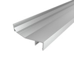 Профиль накладной алюминиевый для карниза LPK-1675-2 Anod, 2м
