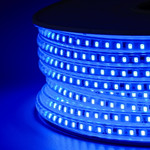Светодиодная лента LP SMD 2835, 120 Led/m, IP67, АС220V, NEW (синий), 10м