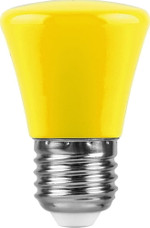 Лампа светодиодная,  (1W) 230V E27 желтый, LB-372, 1шт