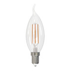 LED-CW35-7W/4000K/E14/CL/SLF Лампа светодиодная. Форма “свеча на ветру”, прозрачная. Белый свет (4000К). ТМ Volpe, 11