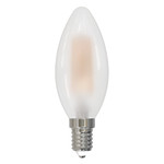LED-C35-5W/3000K/E14/FR/SLF Лампа светодиодная. Форма “свеча”, матовая. Теплый белый свет (3000K). ТМ Volpe, 11