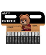 Элемент питания алкалиновый AAA/LR03 (блист. 12шт) Basic Opticell 5051011, 1УП.12 шт
