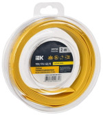 Трубка термоусадочная ТТУ нг-LS 12⁄6 желт. (уп.2м) IEK UDR12-012-006-002-K05-T, 1УП.2 м