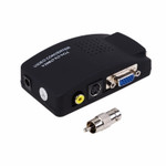 Конвертер BNC/RCA + S-video на VGA + переходник (гн. BNC – шт. RCA), пластик REXANT, 1шт