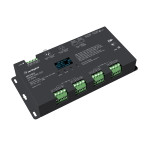 Декодер SMART-DMX-SUF (12-24V, 12x5A, XLR3, RJ45), 1шт