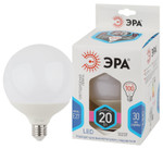 Лампочка светодиодная ЭРА STD LED G120-20W-4000K-E27 E27 / Е27 20Вт шар нейтральный белый свет, 1шт