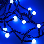 Светодиодная гирлянда ARD-Ball-Classic-D13-20000-Black-200LED Blue (230V, 14W), 1шт