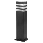 Светильник садово-парковый с клеммой в комплекте, 220-240V GU10, DH0808-P, черный пластик, 1шт