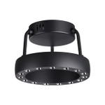 359398 OVER NT24 000 черный Светильник накладной светодиодный IP20 LED 12W вниз/5W вверх 220V 1360Лм 3000K TURN, 1шт