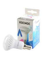 Лампа светодиодная КОСМОС LED8wR50E1445 8Вт Е14 4500K BL1, 1шт