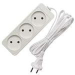 Удлинитель 3х1.5м без заземл. 6А IP20 1.3кВт ШВВП Союз 481S-0301, 1шт