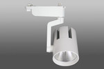 Трековый светодиодный светильник DT-141 (30W, 4100K, однофазный, белый корпус), 1шт