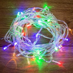 Гирлянда Твинкл Лайт 6 м, прозрачный ПВХ, 40 LED, цвет Мультиколор, 1шт