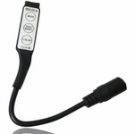Led мини контроллер с разъемом 5,5х2,1 мм 72⁄144 w, 3 кнопки, 12 v/24 v, 1шт