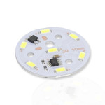 Светодиодная матрица 5730, 7 led, 220V, 3W, Ф40mm (белый 6000K), 1шт