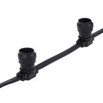 Гирлянда Belt-Light 2 жилы, 100м, шаг 20см, 500 патронов E27, IP65, черный провод NEON-NIGHT, 100м