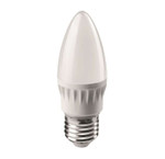 Лампа светодиодная 71 631 OLL-C37-6-230-4K-E27-FR 6Вт свеча 4000К нейтр. бел. E27 470лм 220-240В ОНЛАЙТ 71631, 1шт