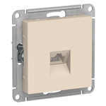 Розетка компьютерная 1-м AtlasDesign RJ45 кат.5E механизм беж. SE ATN000283, 1шт